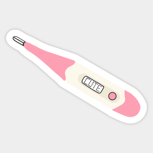 Cute Thermometer Sticker